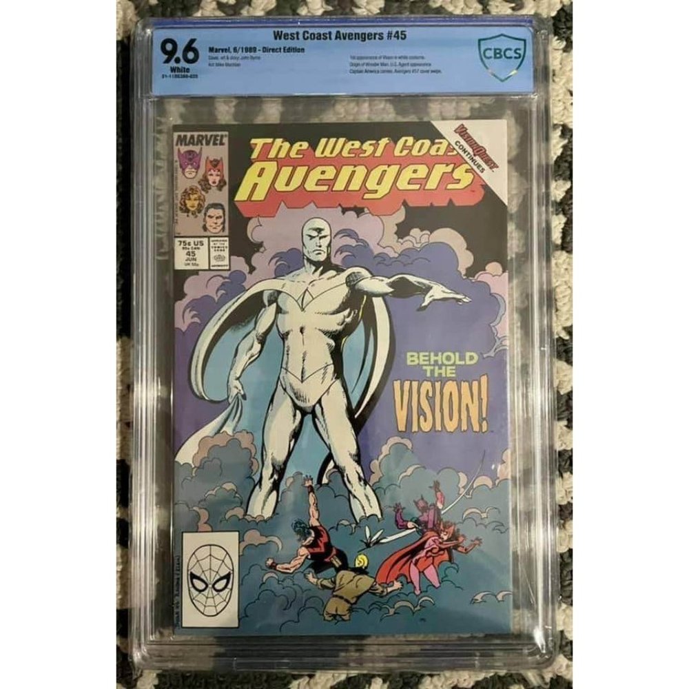 WEST COAST AVENGERS #45 CBCS 9.6 NM+ (1989) 1st Ap